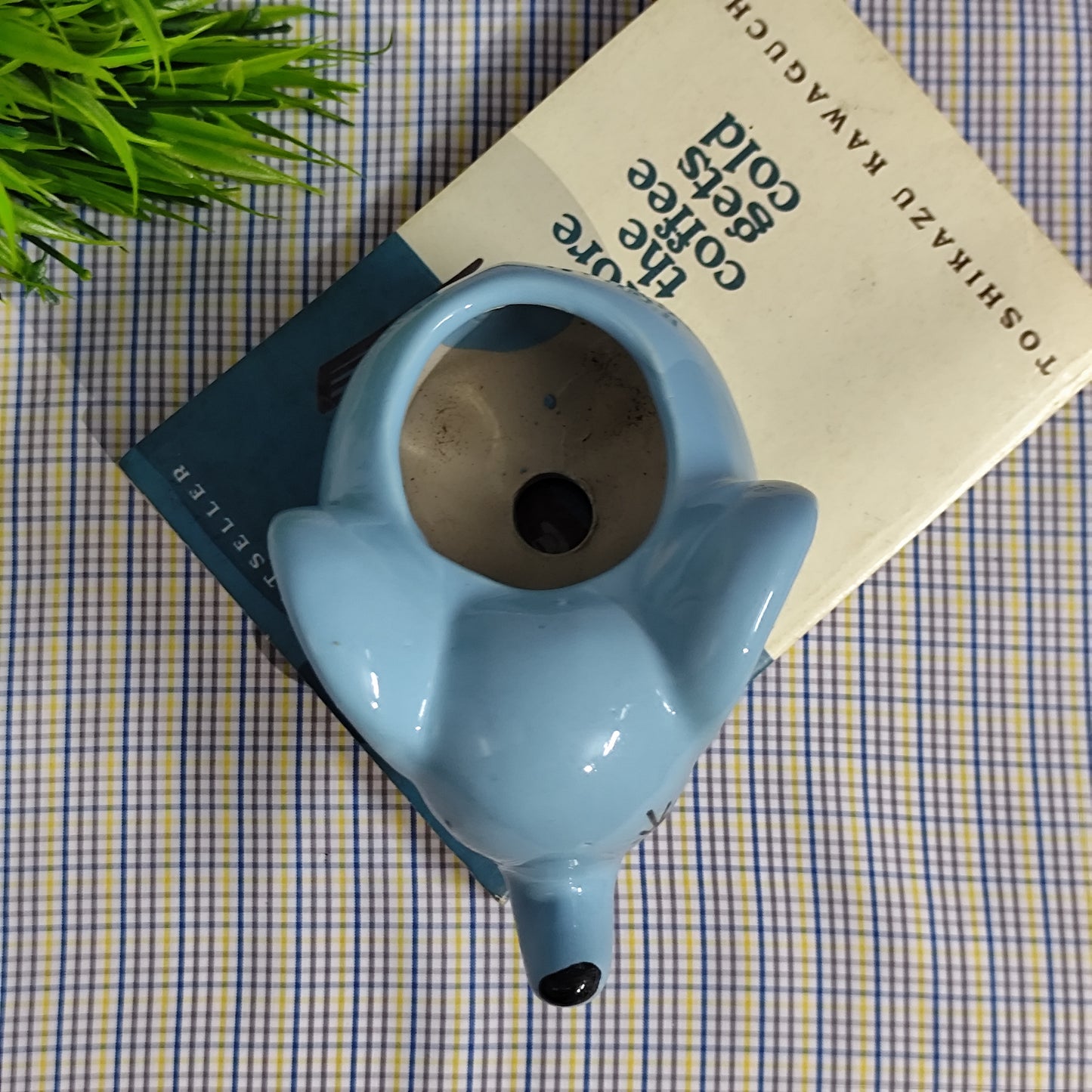 Mini Elephant Planter - Sky Blue