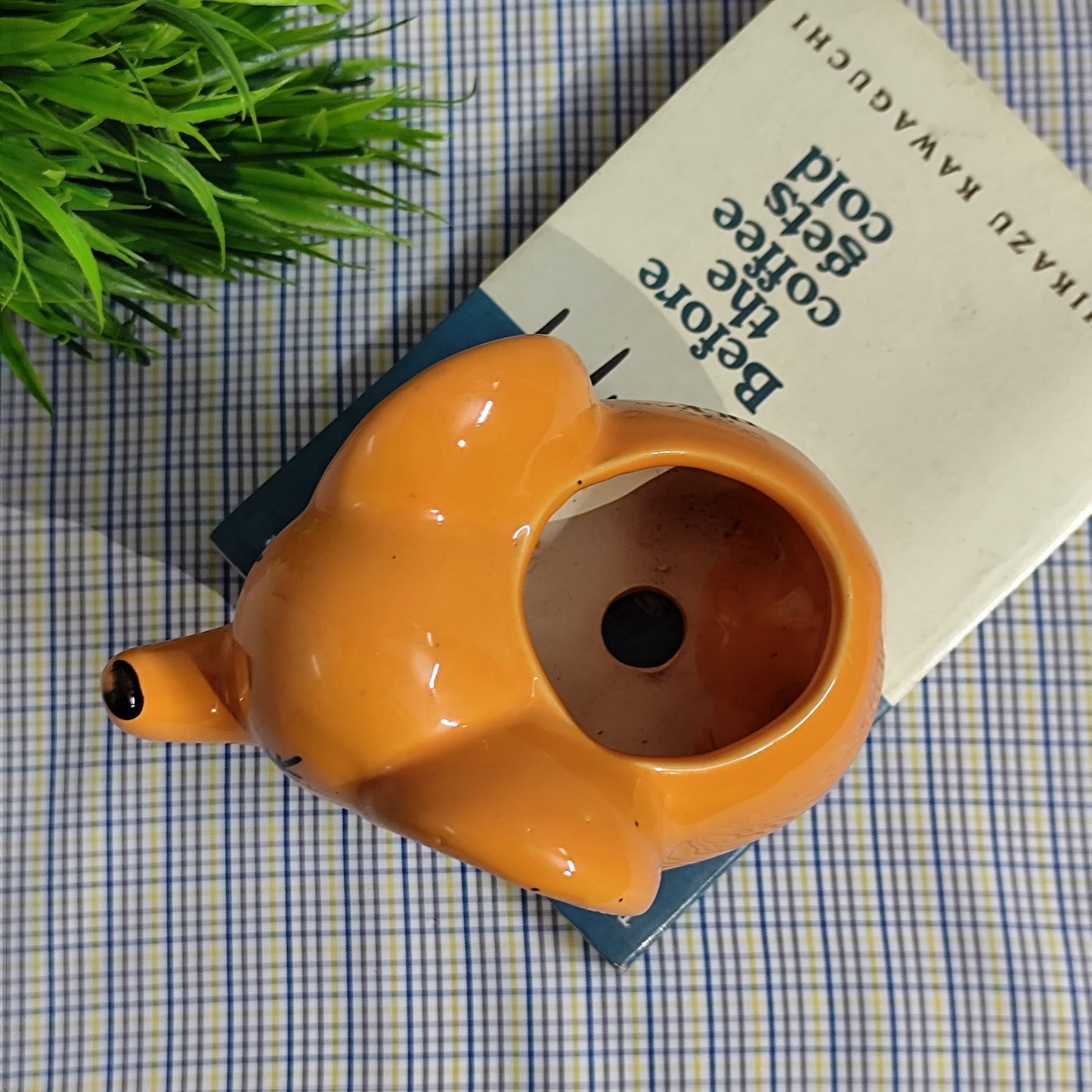 Mini Elephant Planter - Orange