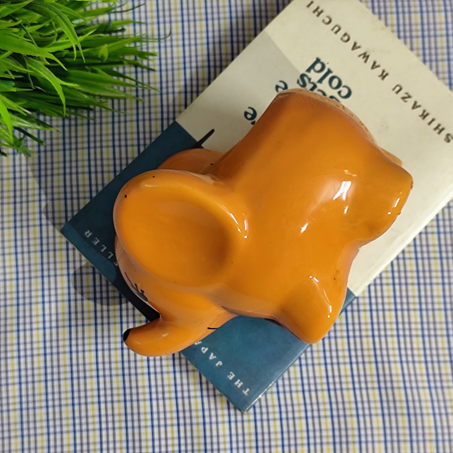Mini Elephant Planter - Orange