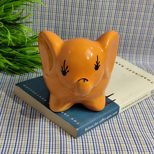 Mini Elephant Planter - Orange