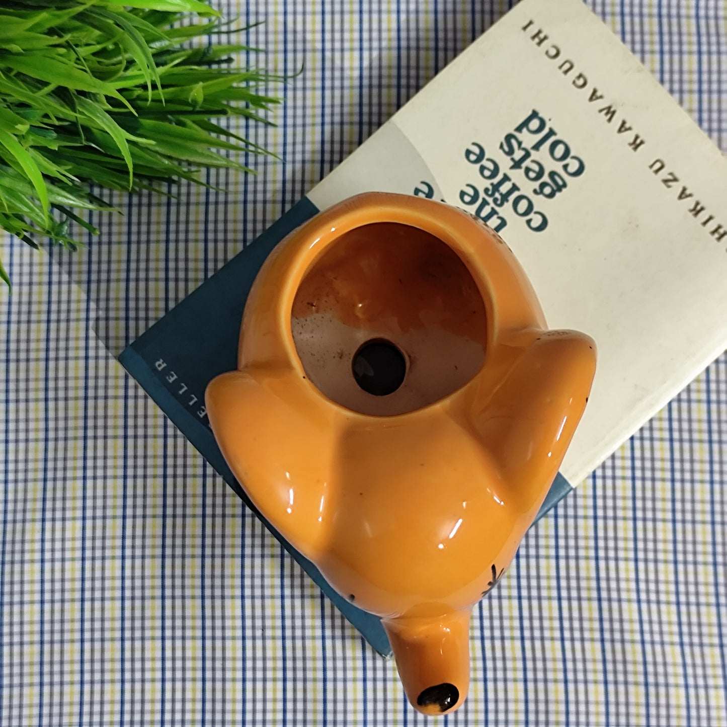 Mini Elephant Planter - Orange