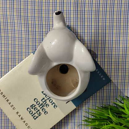 Mini Elephant Planter - White