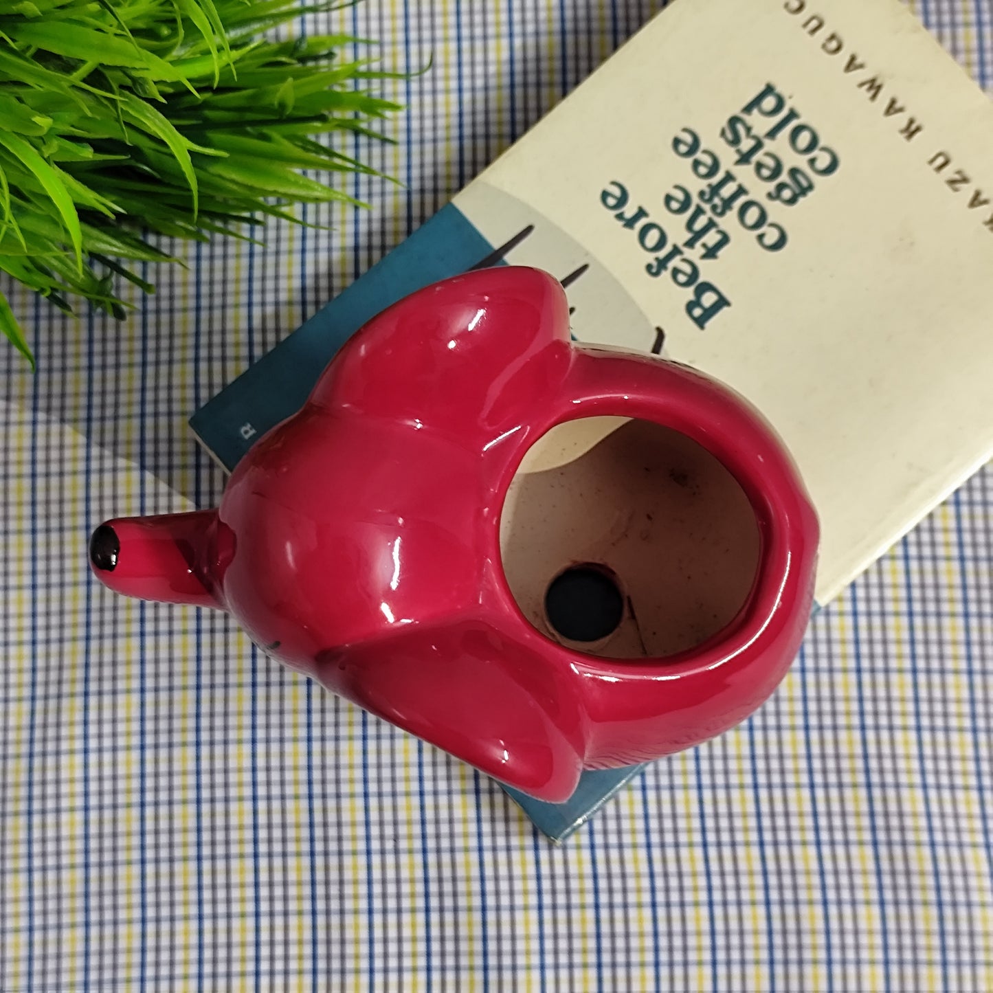 Mini Elephant Planter - Red