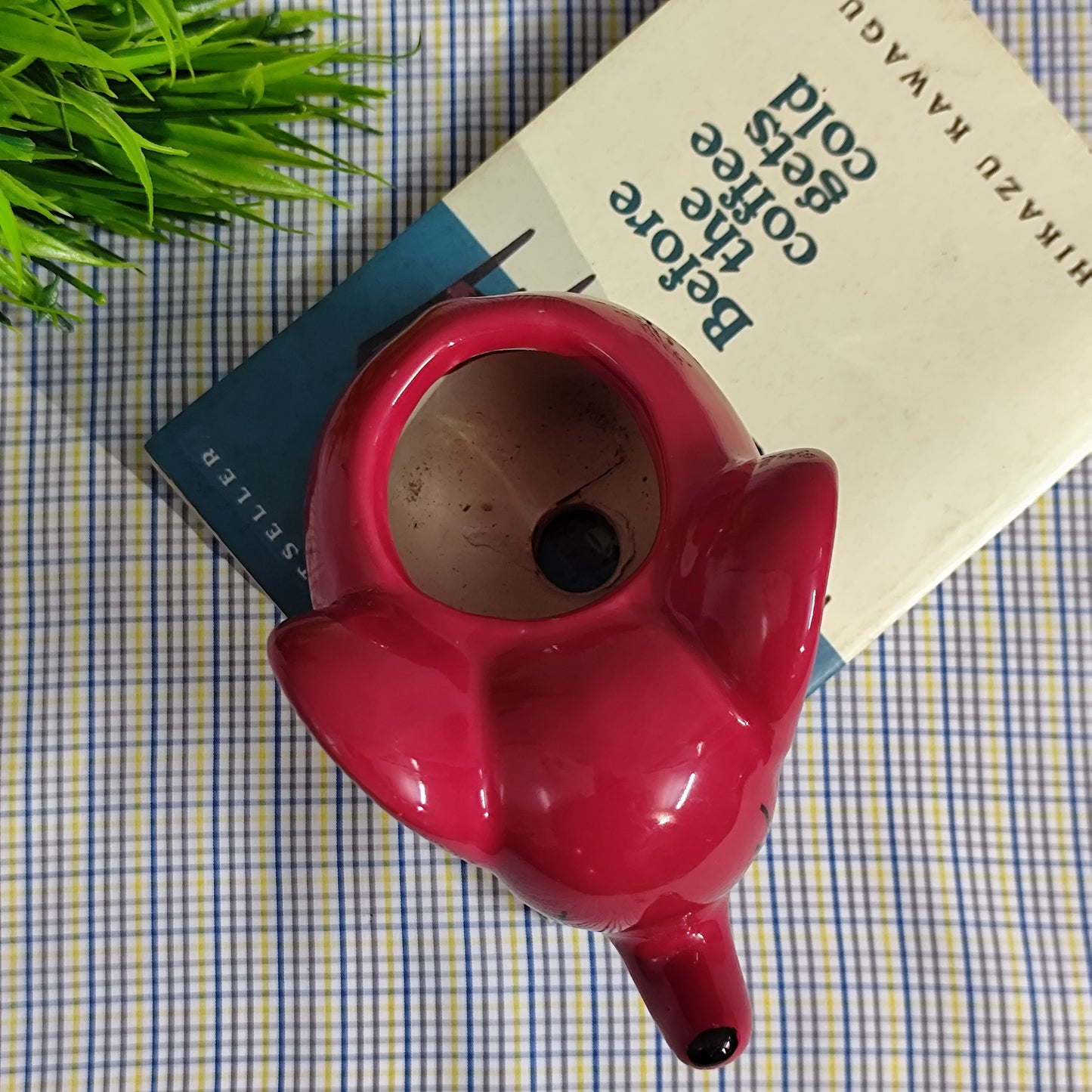 Mini Elephant Planter - Red