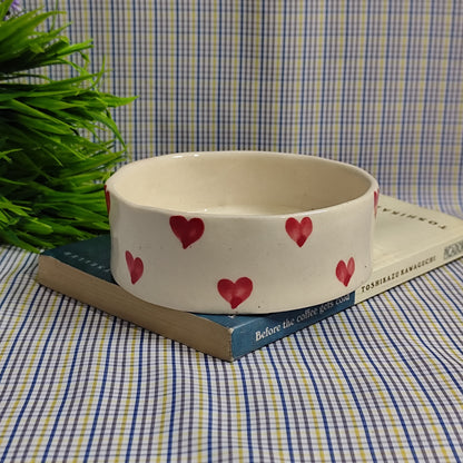 Red Heart Mini snack Bowl
