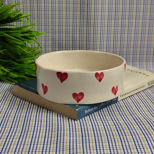 Red Heart Mini snack Bowl