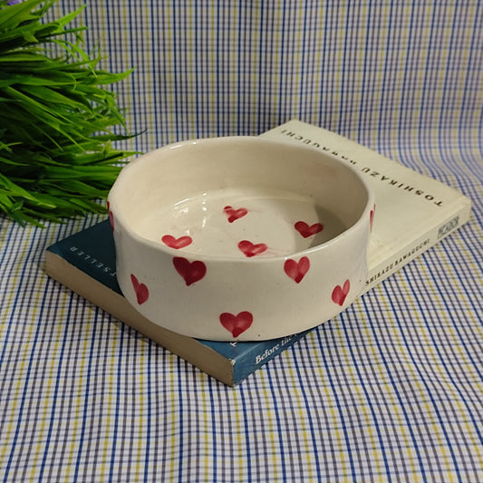 Red Heart Mini snack Bowl