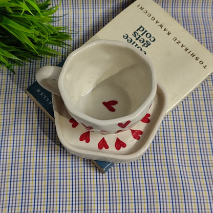 Hearts Cup and Saucer