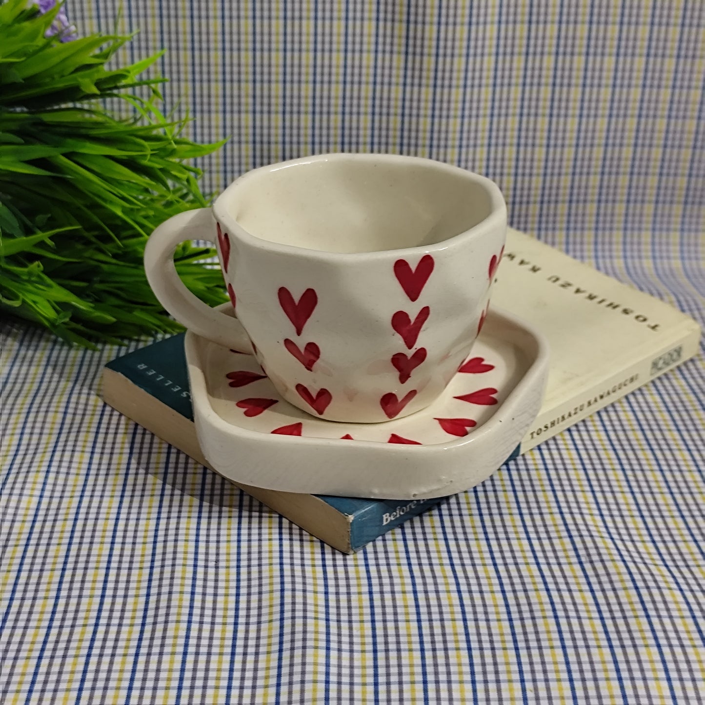 Hearts Cup and Saucer